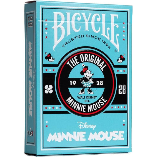 Bicycle speelkaarten met unieke Minnie Mouse ontwerpen – ideaal voor een speelse meidenavond.