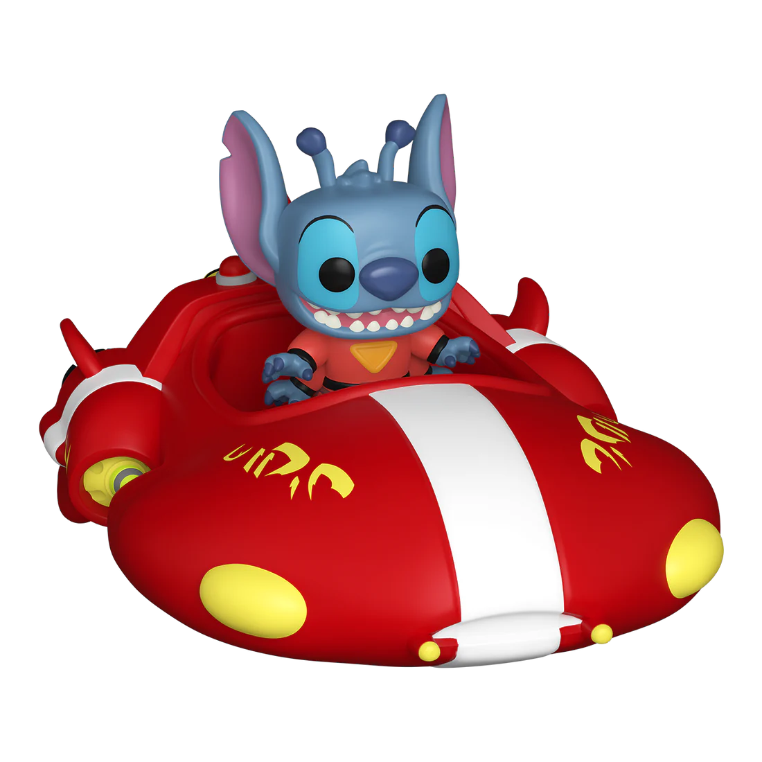 Disney Lilo & Stitch Bitty POP! met Red One-speeder in acryl standaard