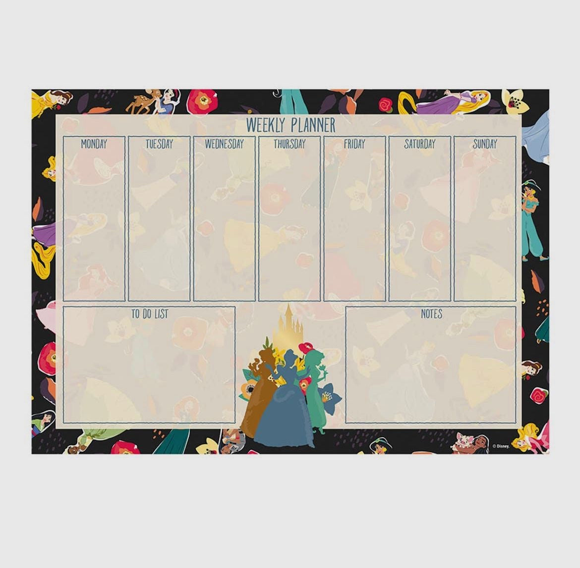 Disney Princess Weekplanner - Started With The Mouse