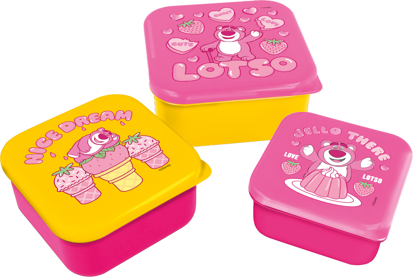 Pixar Lotso Snack Doosjes