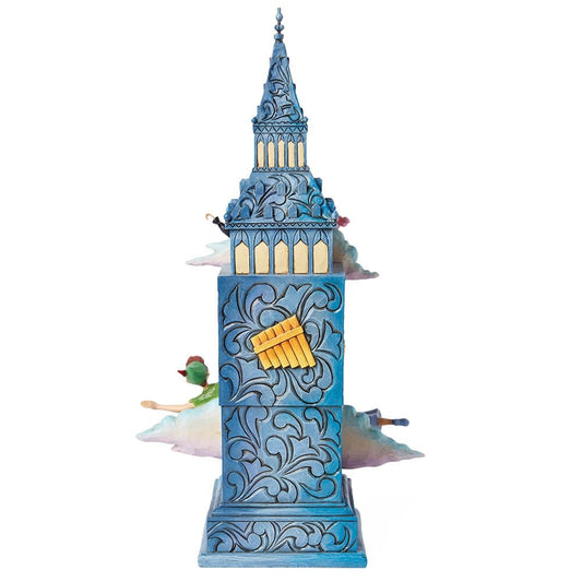 Peter Pan klok uit de Disney Traditions collectie, functioneel en decoratief.