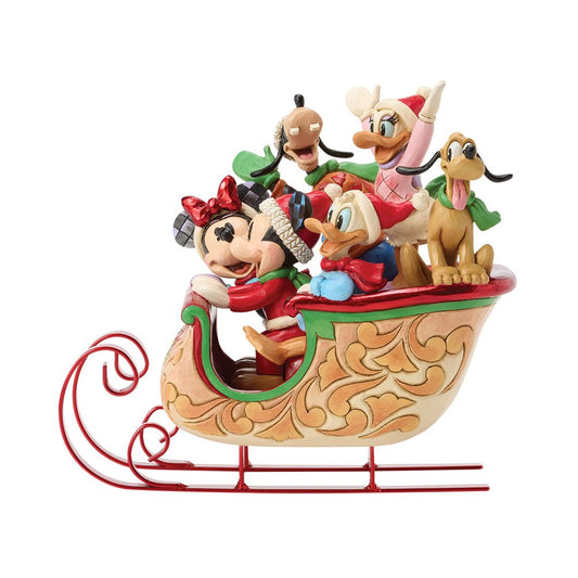 Disney Traditions Mickey & Friends ‘A Sleigh full of Joy’