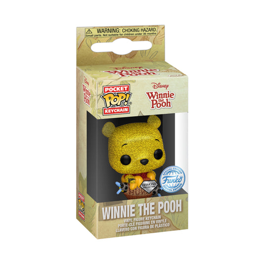 Voeg een vleugje betovering toe aan je sleutelbos met de speciale Winnie de Poeh Pocket Pop sleutelhanger, compleet met glinsterende details voor een extra sprankeling!
