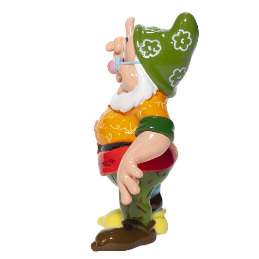 Kleurrijk Doc beeldje door Romero Britto dat Disney’s klassieke Sneeuwwitje-personage een speelse popartlook geeft.