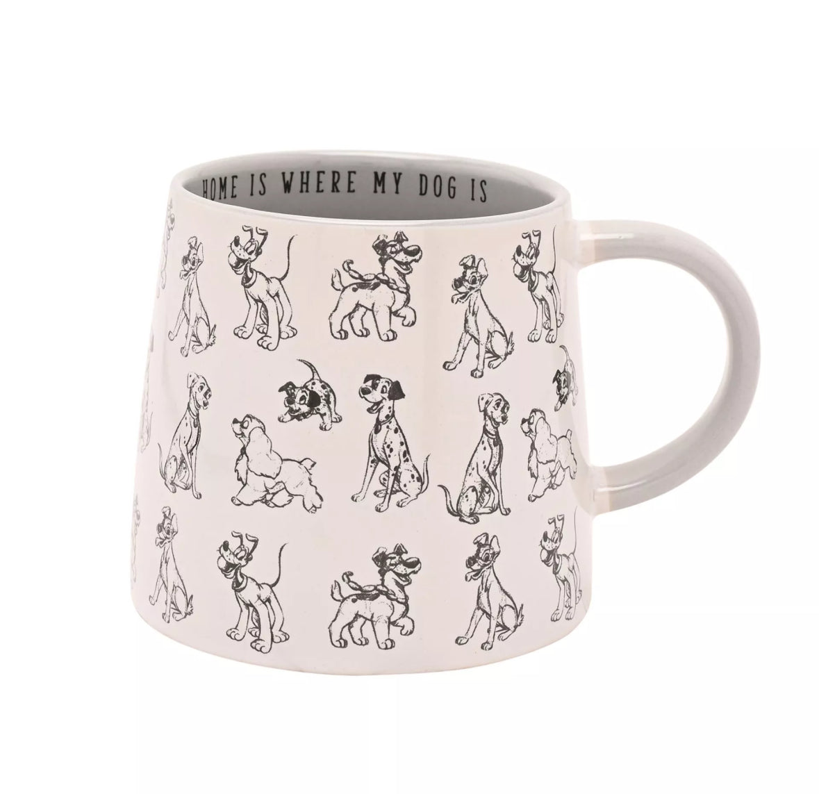 Disney Cats and Dogs Beker 'Home is where my dog is' (Pre Order)
