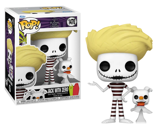 Funko PoP Nightmare before Christmas Jack with Zero (Beach) ‘1470’