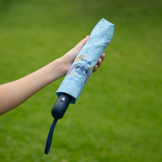 "Disney paraplu met Stitch-design – vrolijk, duurzaam en handig opvouwbaar"
