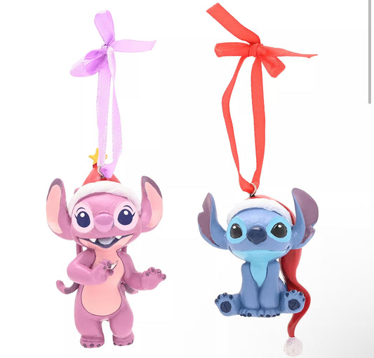 Disney Stitch & Angel set van 2 Ornamenten