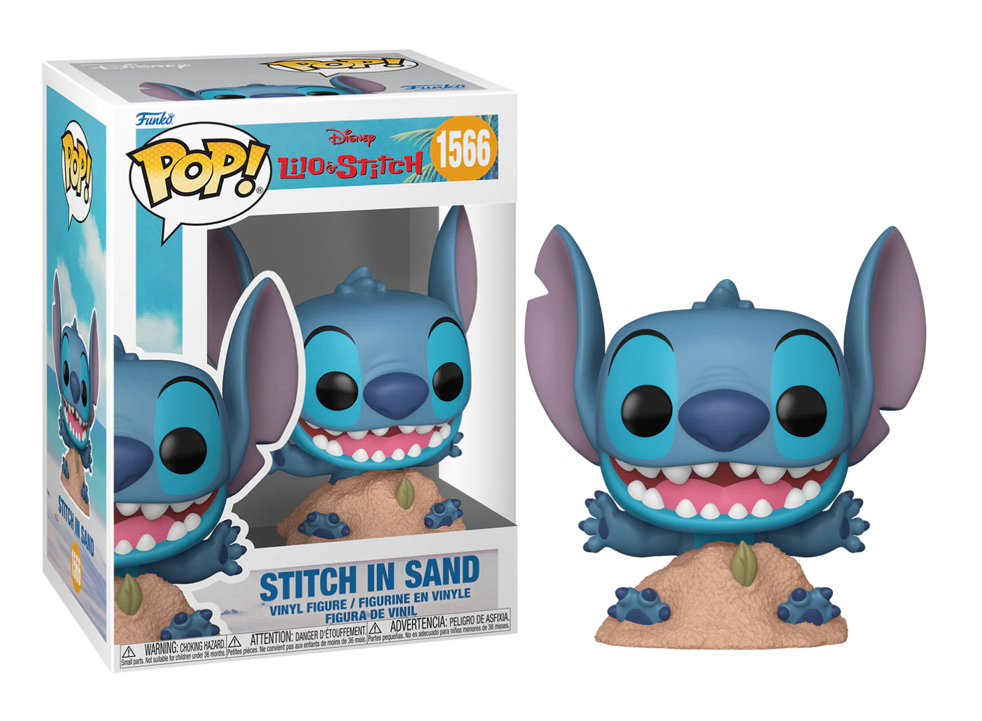 Funko PoP Lilo & Stitch Stitch in Sand ‘1566’
