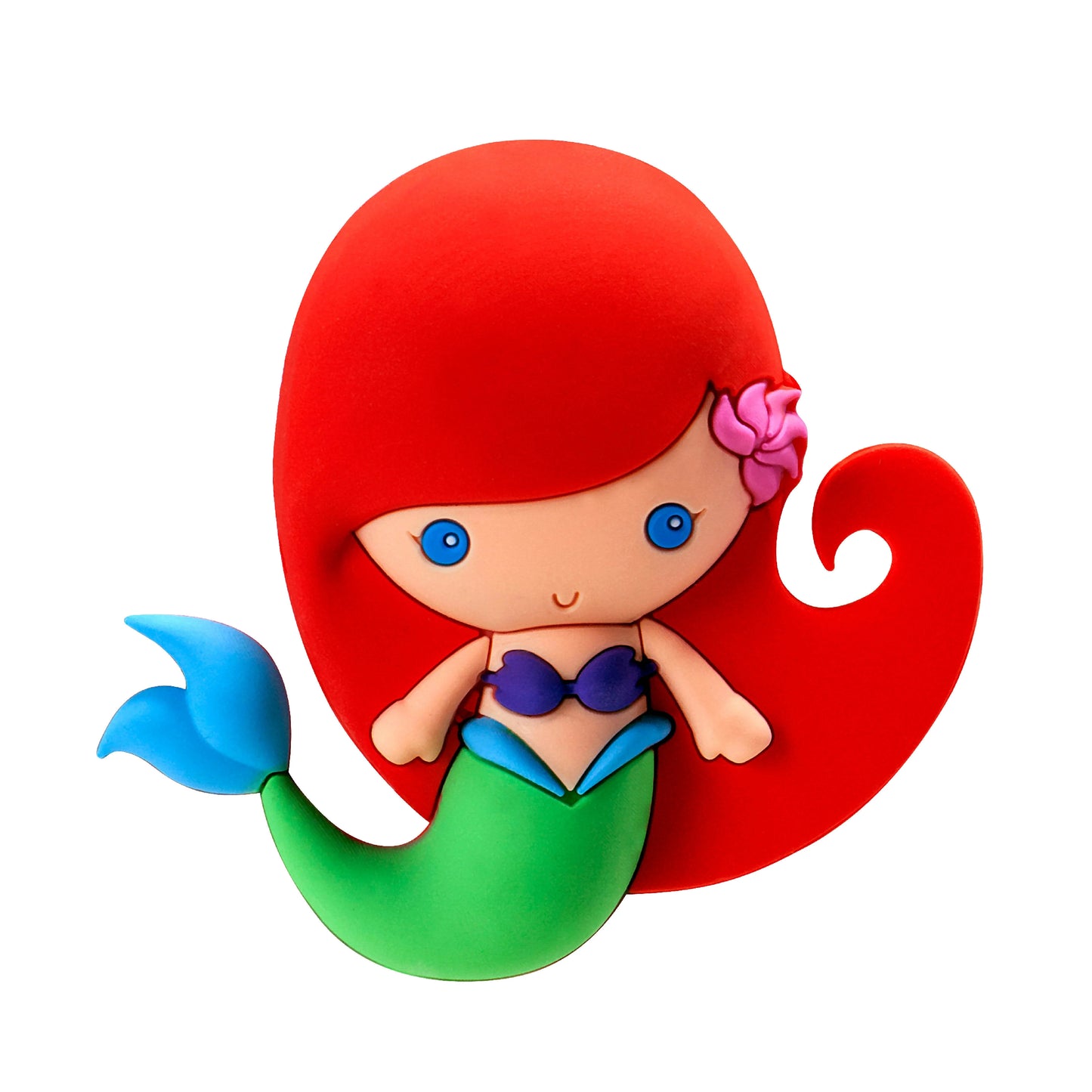 3D Foam Collectible Magneet van Ariel uit De Kleine Zeemeermin, levendig en gedetailleerd ontwerp, voegt oceaanmagie toe aan elke magnetische ondergrond.