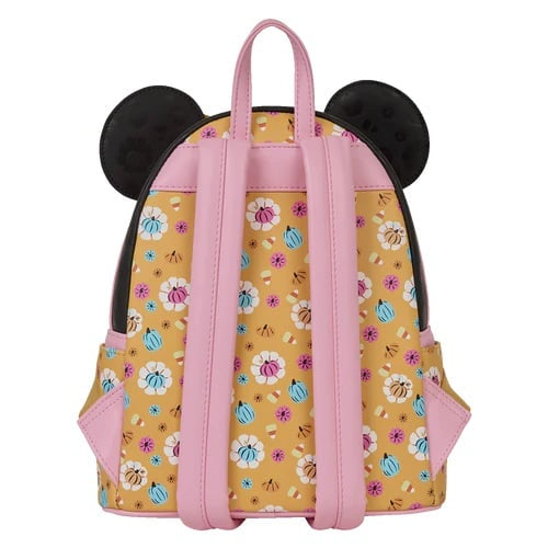 "Disney Minnie Mouse rugtas met jack-o’-lantern snoepkom, ideaal voor trick-or-treat en Halloween"