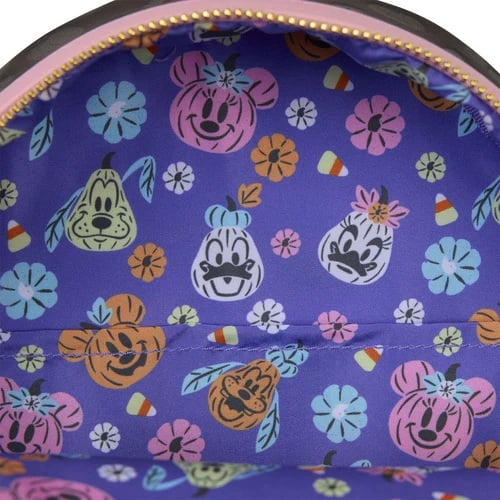 "Mini rugtas met Minnie Mouse en Halloween-thema, officieël Disney collectible en functioneel"