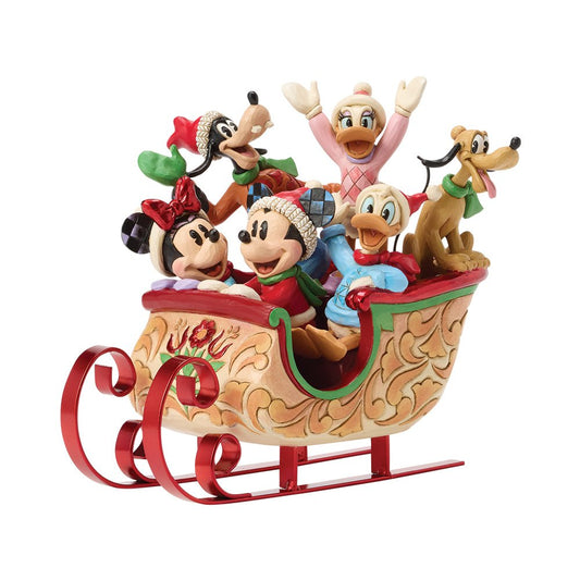 Disney Traditions Mickey & Friends ‘A Sleigh full of Joy’