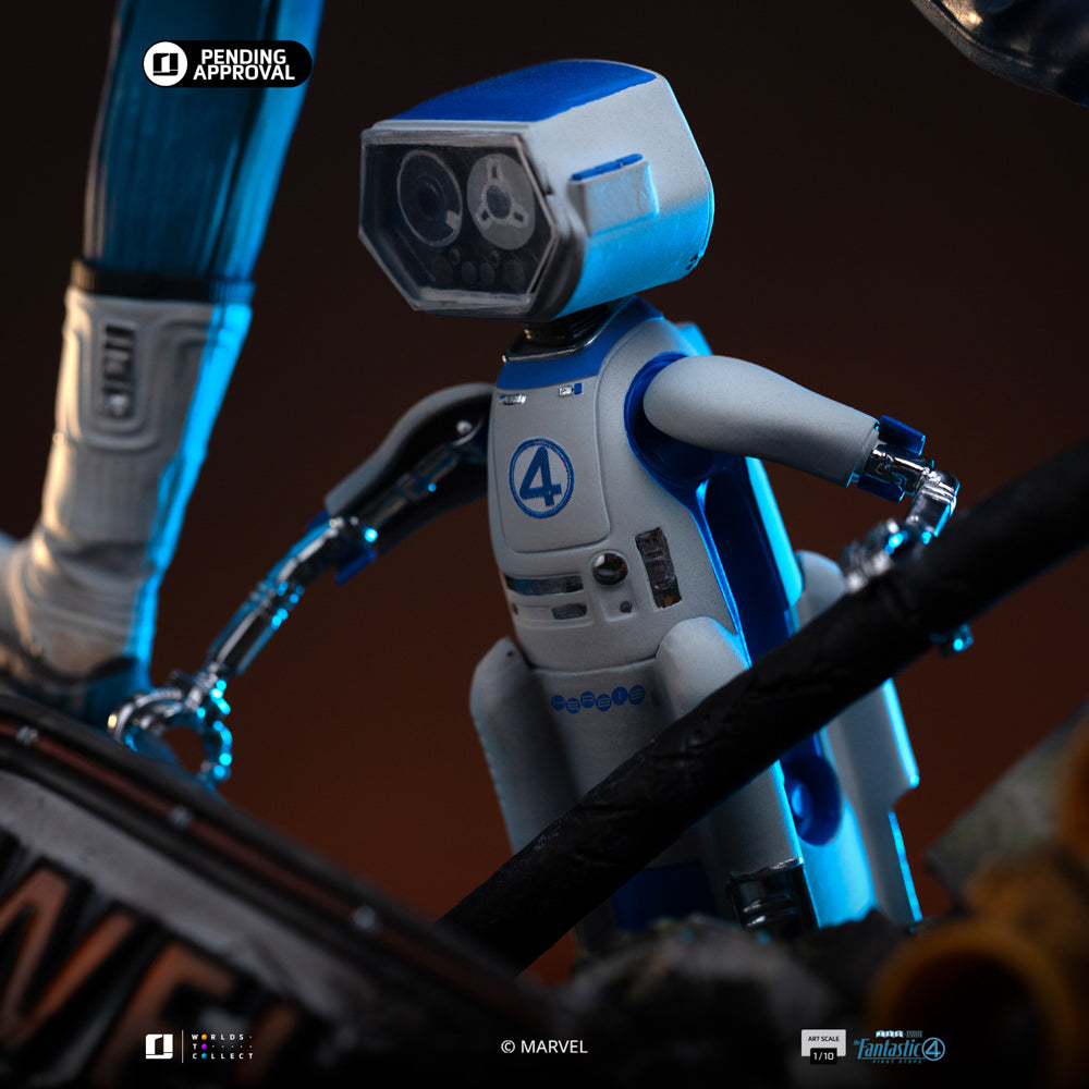 Gelimiteerd en handgeschilderd Mr. Fantastic beeldje, een must-have voor elke Marvel-fan en verzamelaar.