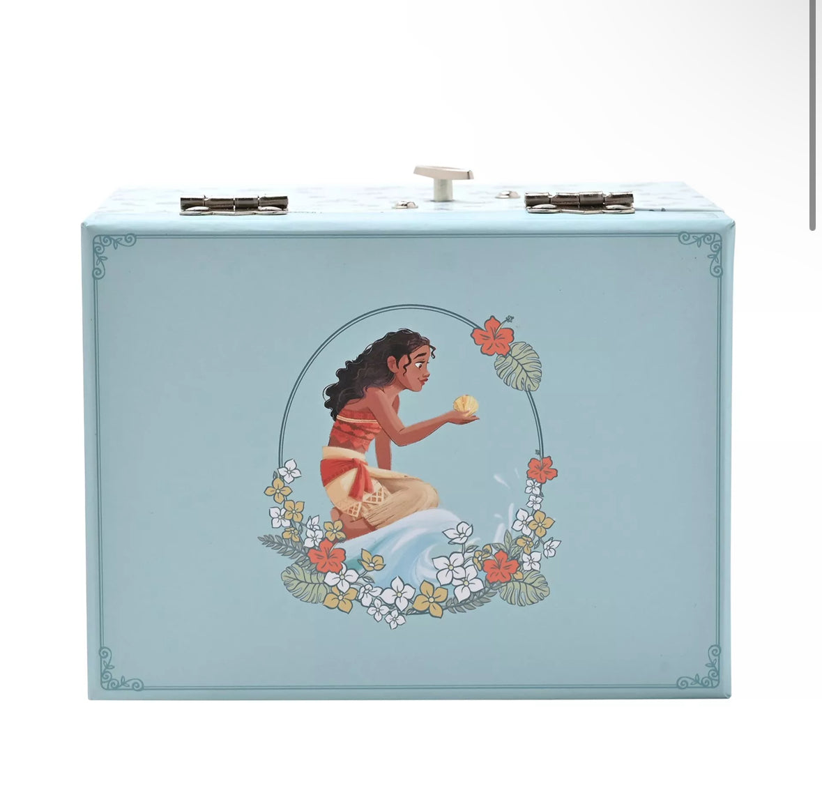 Disney Pastel Princess Moana Music Jewelry Box