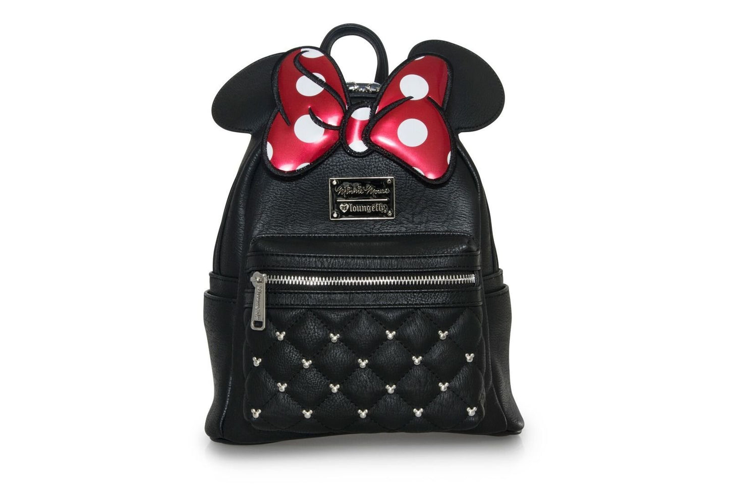 "Loungefly Minnie Mouse tas met iconische rode strik en stippen, officieel Disney x Loungefly product, hoogwaardige afwerking, perfect voor dagelijks gebruik of als verzamelitem, must-have voor Minnie-fans."