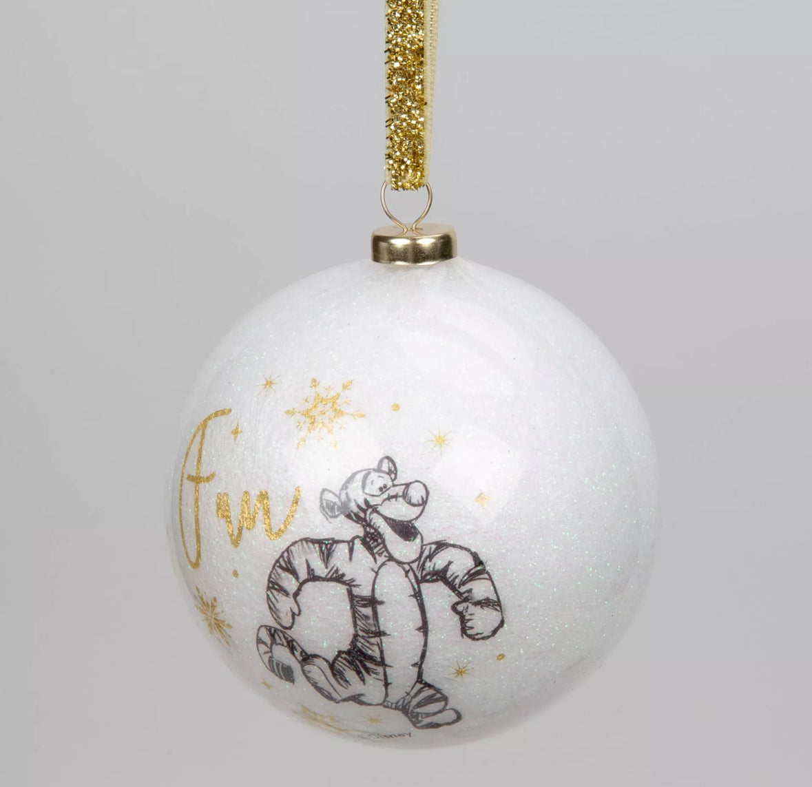 Disney set van 15 Glitter Kerstballen