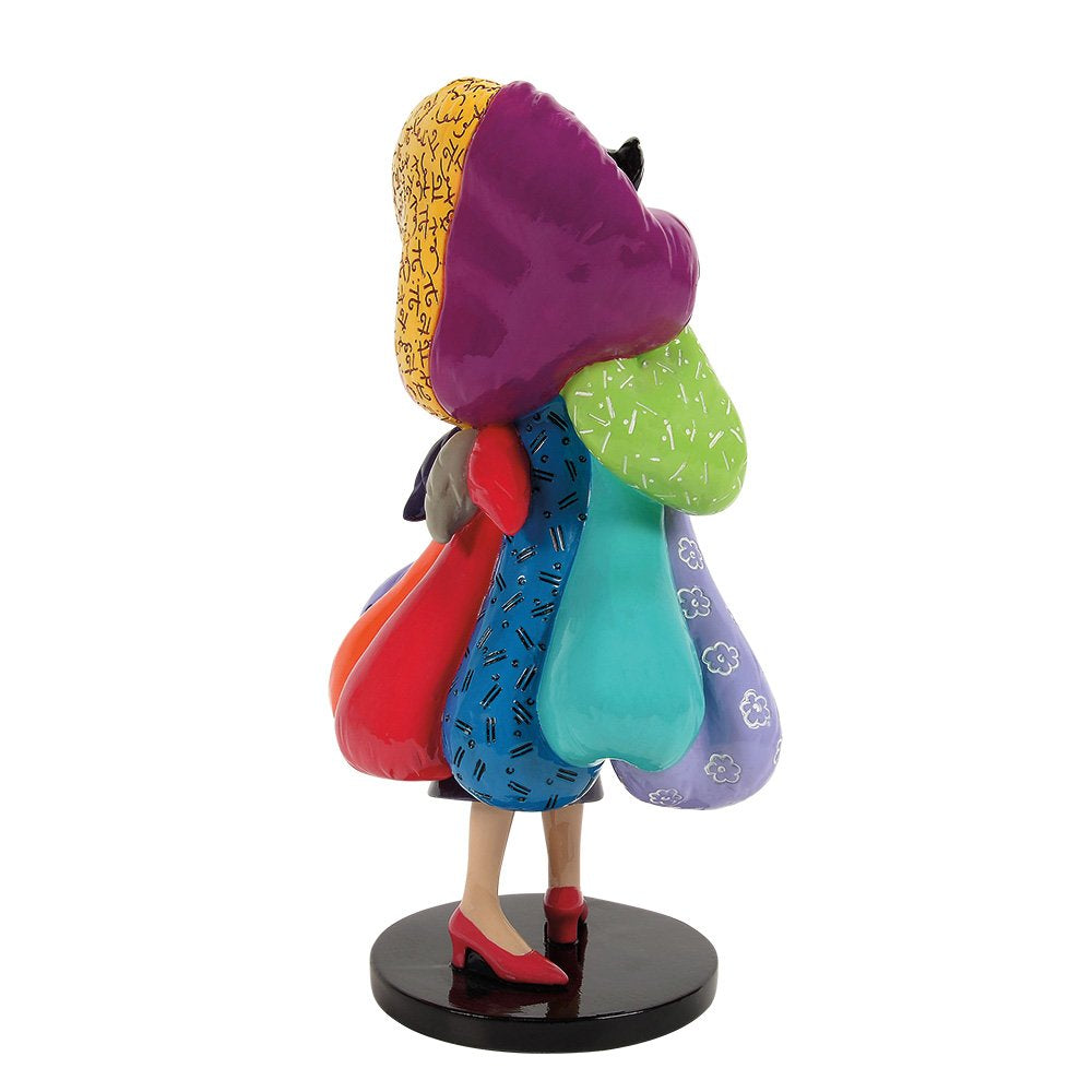 “Britto Cruella de Vil collectible, speels en stijlvol pop-art ontwerp, officieel gelicentieerd Disney-product.”