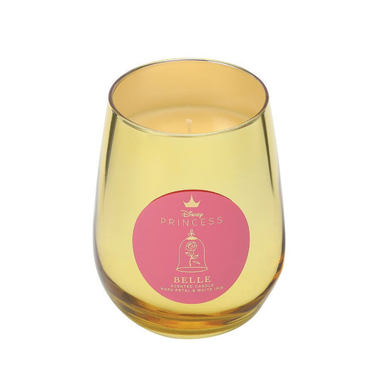 Disney Home Belle Rose Petal & White Iris Glazen Geurkaars - Started With The Mouse