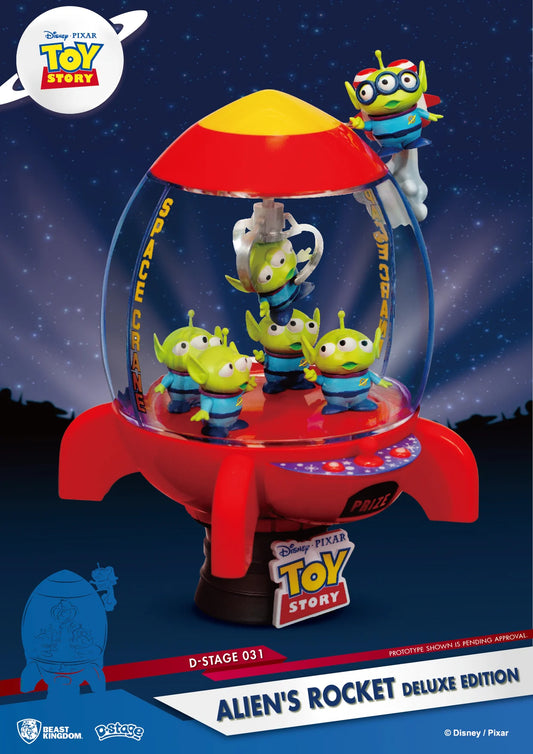 east Kingdom Toy Story drie-ogige aliens Deluxe diorama met rocket claw machine scène