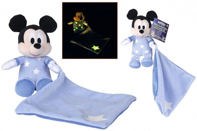 Disney Baby Mickey Mouse Glow in the Dark Knuffeldoek