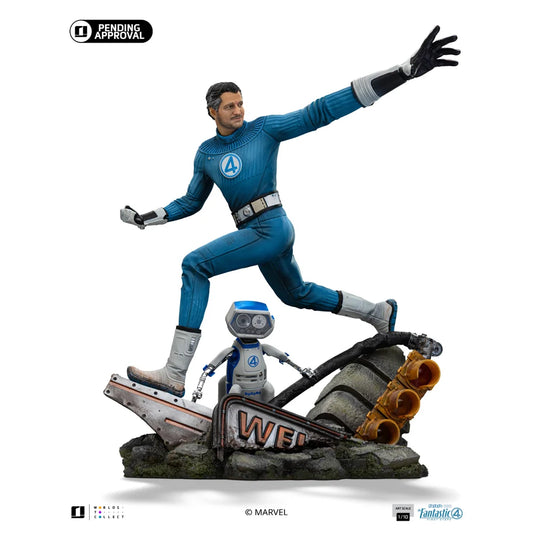Gelimiteerd Mr. Fantastic Art Scale beeldje uit Marvel’s The Fantastic Four: First Steps, met handgeschilderde details en realistische krachtuitstraling.