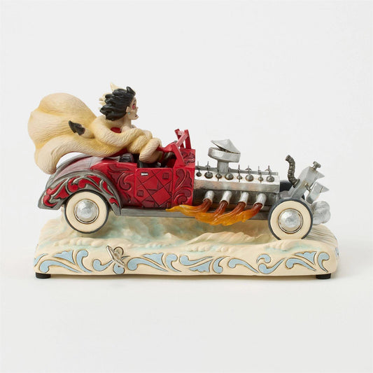 Disney Traditions Cruella Musical Car 'Driving De Vil-ishly'