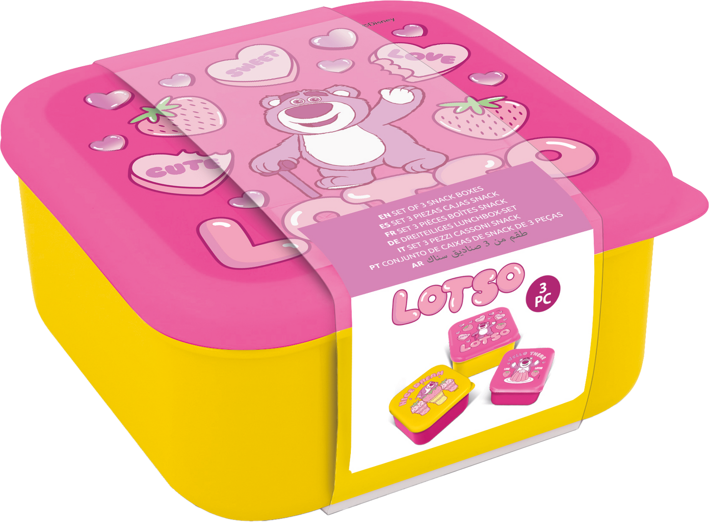 Pixar Lotso Snack Doosjes