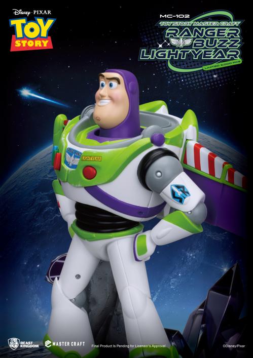 Hoogwaardige collectible van Buzz Lightyear met nauwkeurige afwerking door Iron Studios.