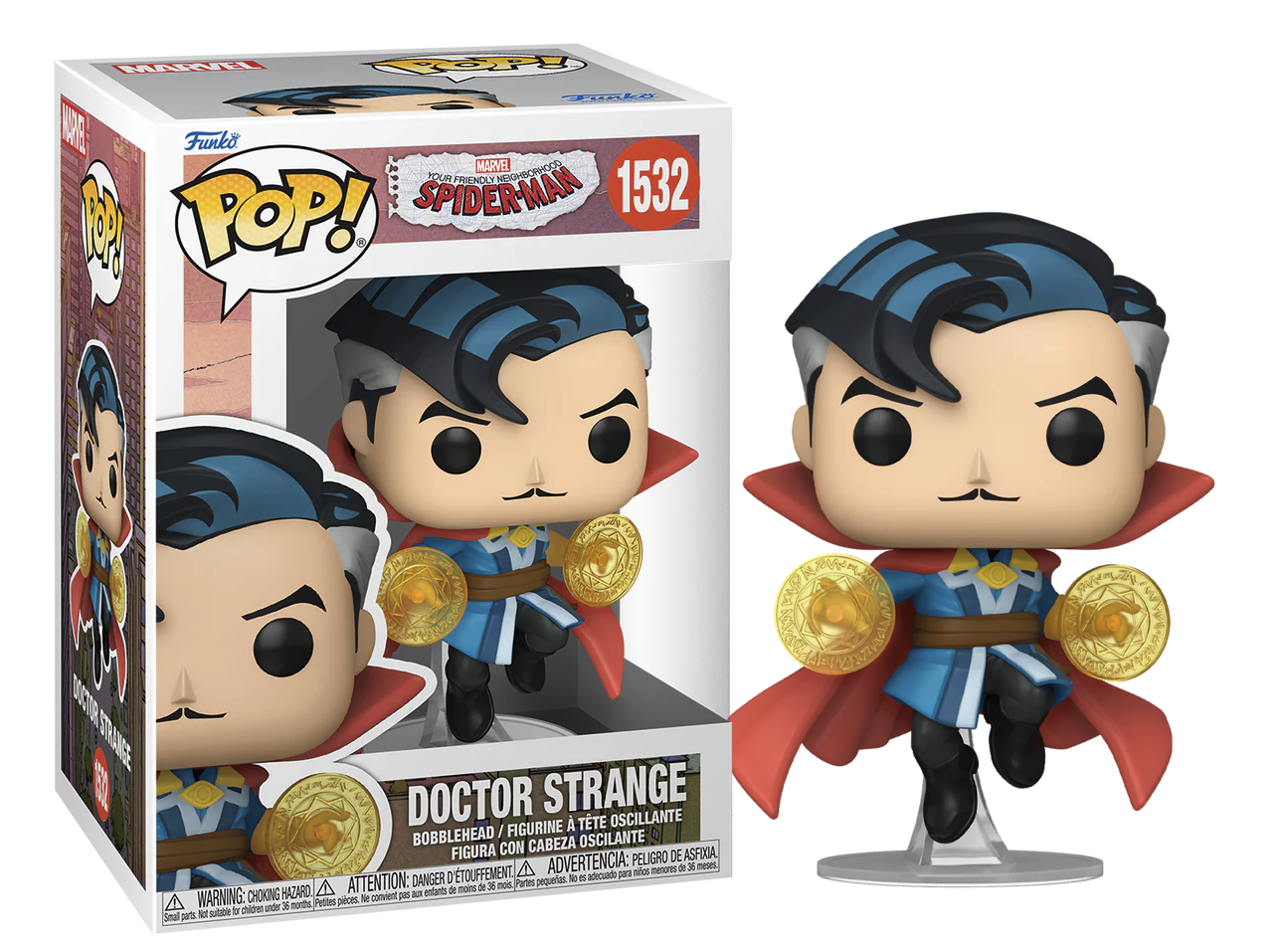 Funko PoP Friendly Neighborhood Spiderman Docter Strange ‘1532’