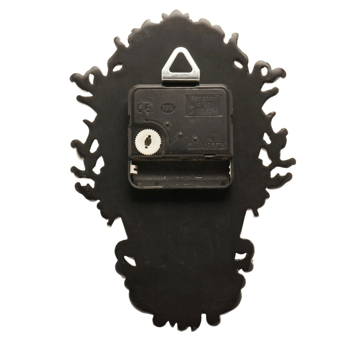 The Nightmare Before Christmas Resin Clock met Jack Skellington, schedeldetails en gothic decoratie