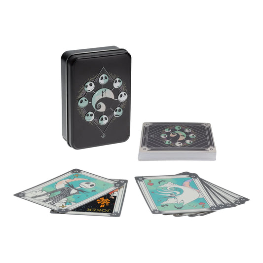 Nightmare Before Christmas Spelkaarten met prachtige illustraties uit Tim Burton's klassieker, perfect voor elke Jack Skellington fan