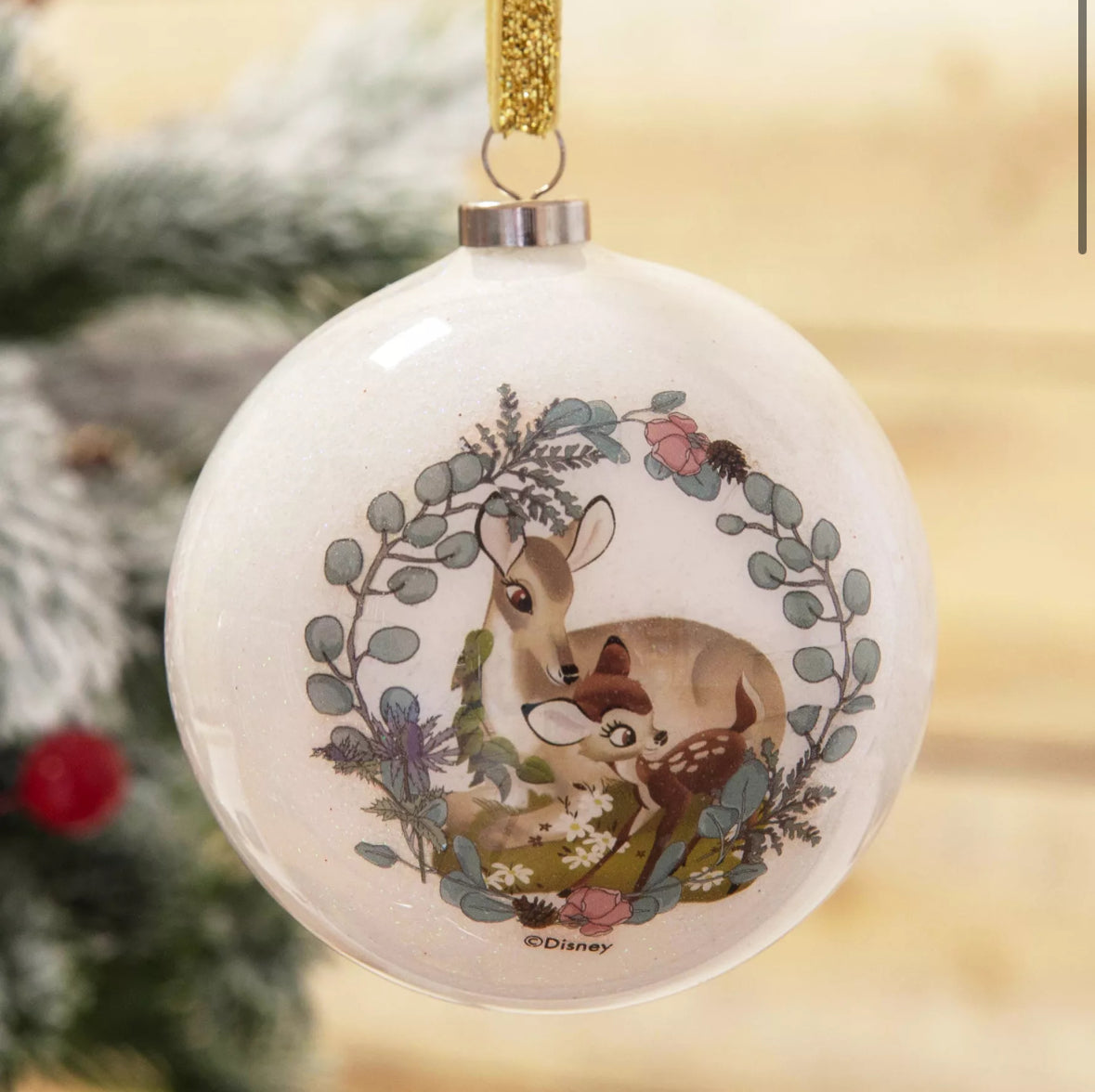 Disney Bambi Enchanted Forest 7 Kerstballen Set