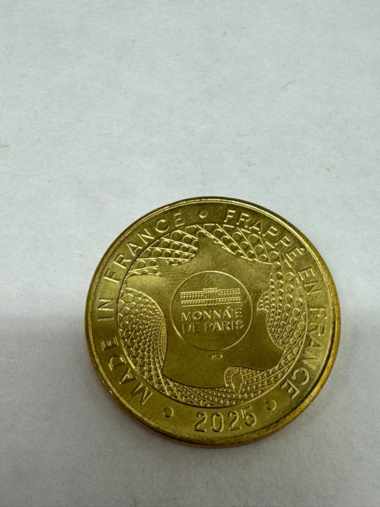 "Vrolijke Toy Story munt uit Disneyland Parijs, een uniek Disney collectors item voor Pixar- en Toy Story-fans."