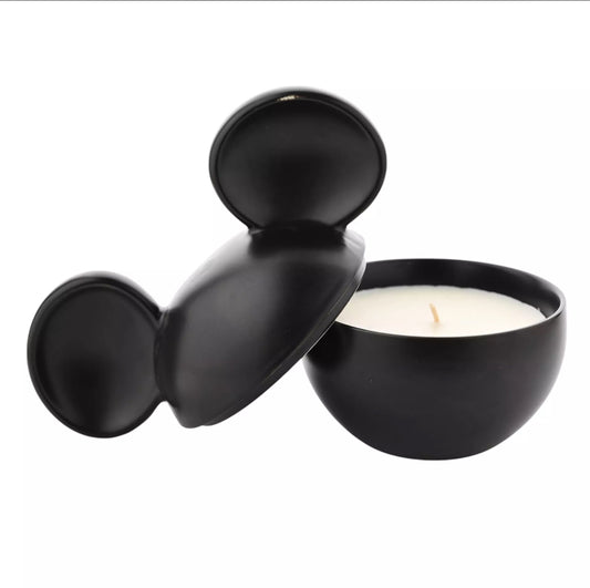 Stijlvolle Disney Mickey Mouse kaars met frisse geur van bergamot en grapefruit, ideaal als decoratief cadeau of sieradendoosje.