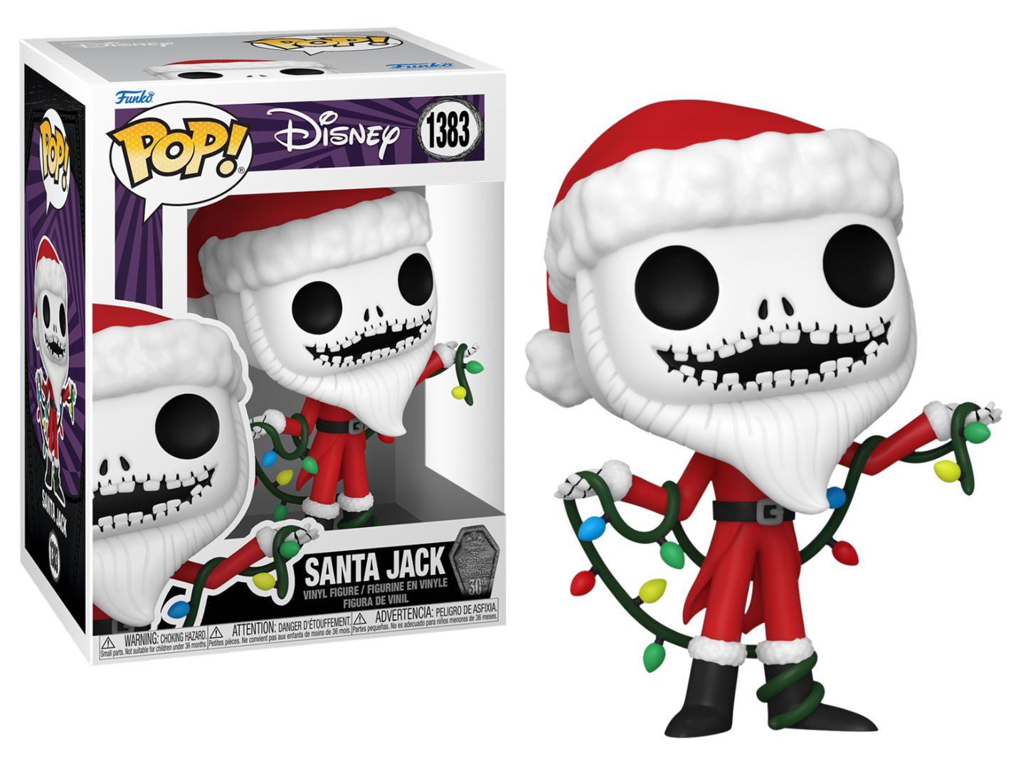 Funko PoP Nightmare before Christmas 30th ‘Santa Jack’ ‘1383’