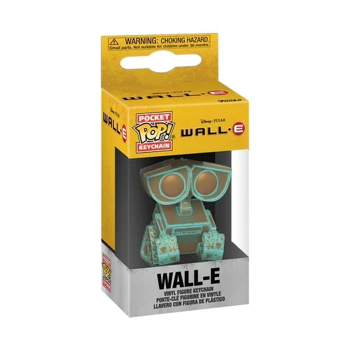 Neem de charme van Disney mee, waar je ook gaat, met deze Wall-E Pocket Pop! keychain (Patina). Gedetailleerd, lichtgewicht en perfect voor sleutels of tassen, een must-have voor fans van de geliefde robot uit Wall-E.