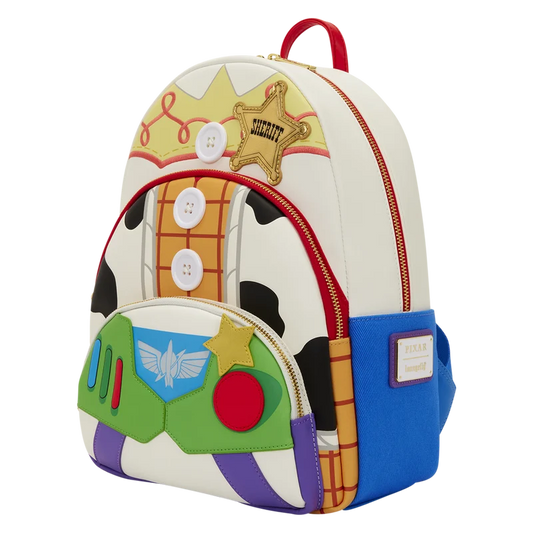 Officiële Loungefly Toy Story 5 mini backpack met Jessie, Woody en Buzz voor Disney fans en verzamelaars