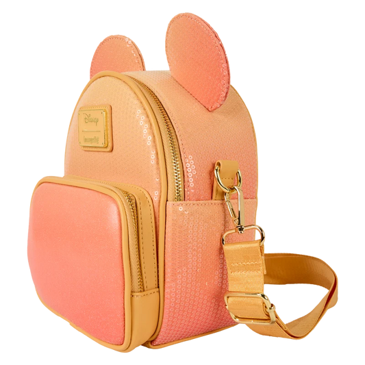 Loungefly Disney Mickey Mouse glitter tas te dragen als crossbody of rugzak