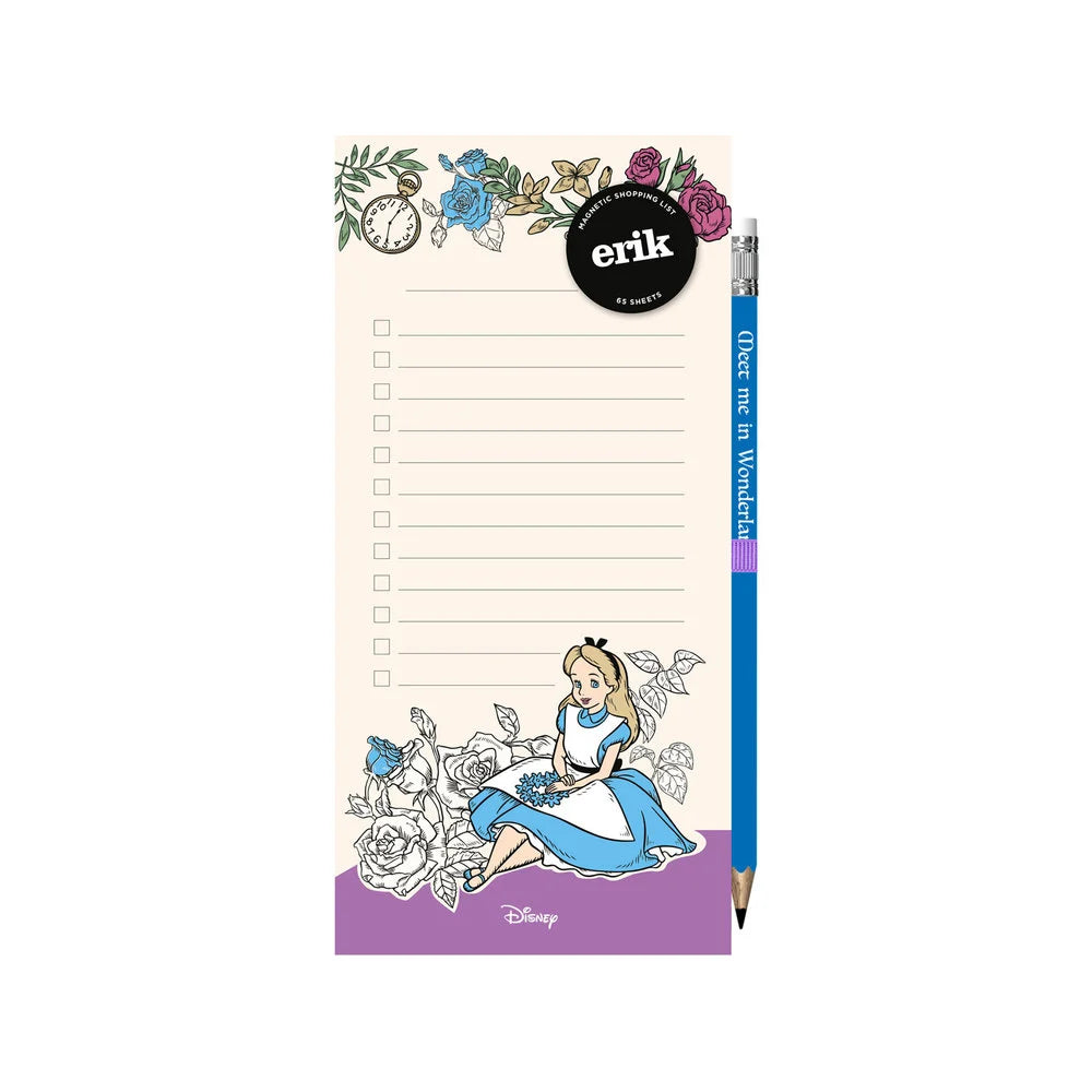 Disney Alice in Wonderland Shoppinglist - Started With The Mouse