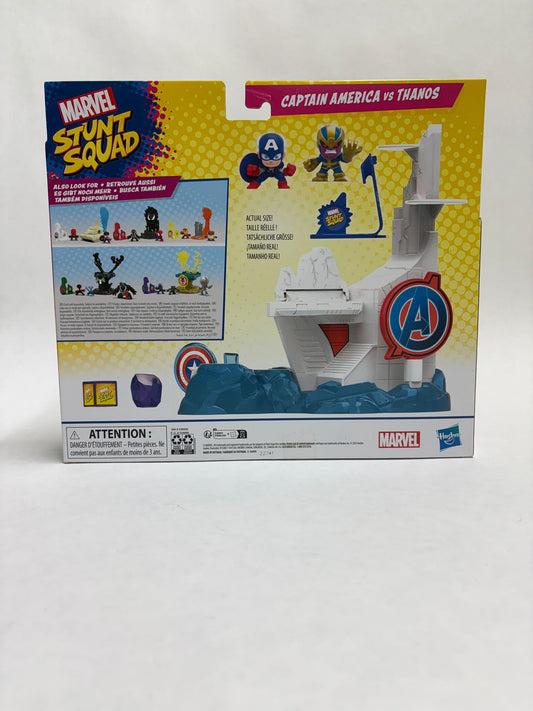 Marvel Stunt Squad -Captain America vs Thanos- Hasbro