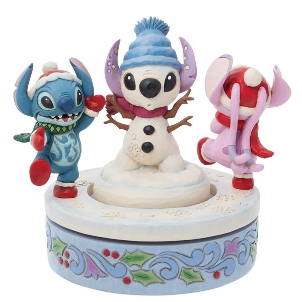 Disney Jim Shore Traditions Lilo en Angel -  Snowy Shenanigans