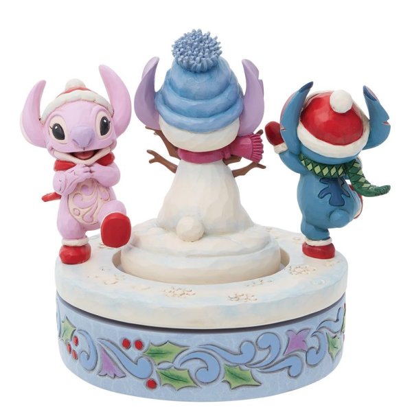 Disney Jim Shore Traditions Lilo en Angel -  Snowy Shenanigans