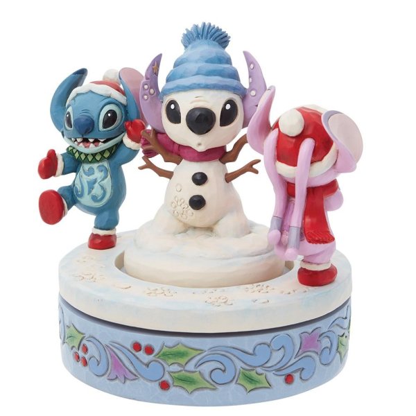 Disney Jim Shore Traditions Lilo en Angel -  Snowy Shenanigans