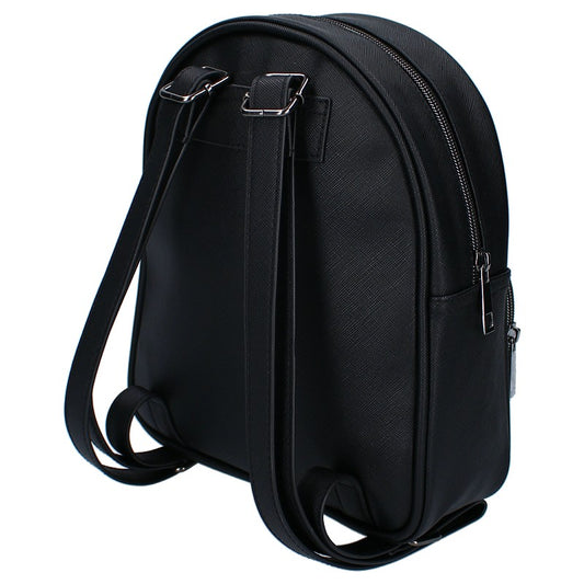 Verstelbare schouderbanden en ritssluiting met zwarte details.