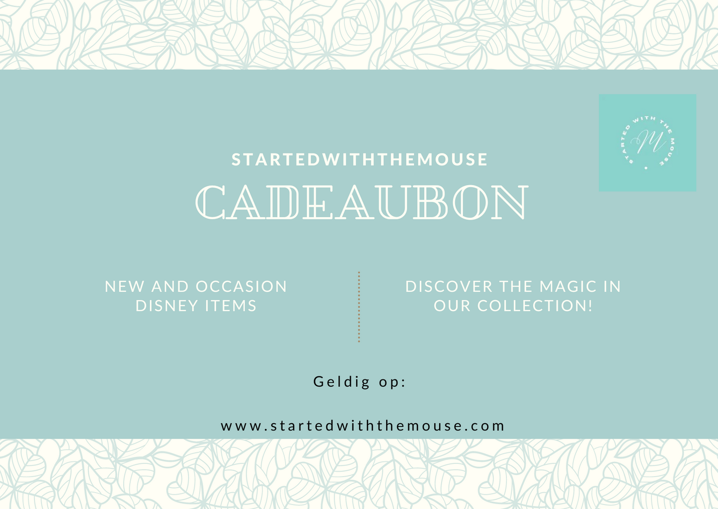 StartedWithTheMouse Cadeaubon - Started With The Mouse