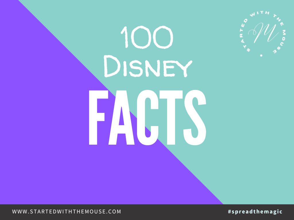100 Disney Weetjes, Feitjes en Geheimen op een rij!