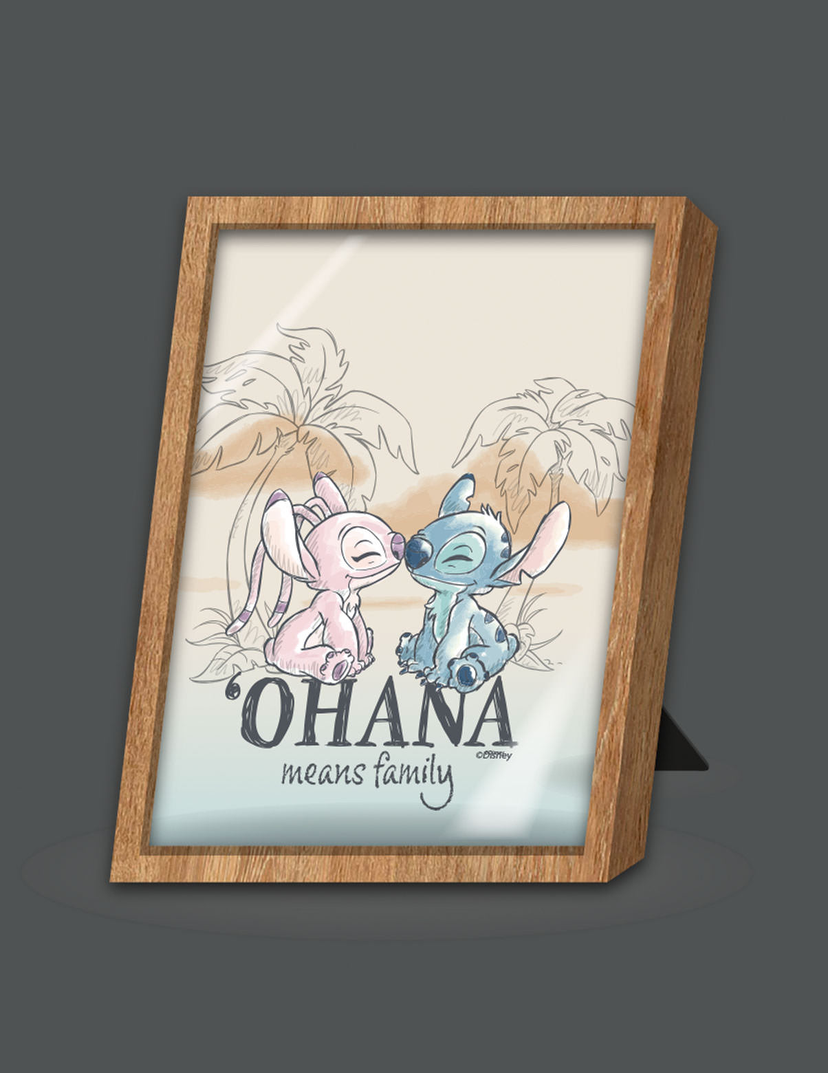 Disney Stitch & Angel Frame Led Lamp - [shop_namen] - [product-type] 