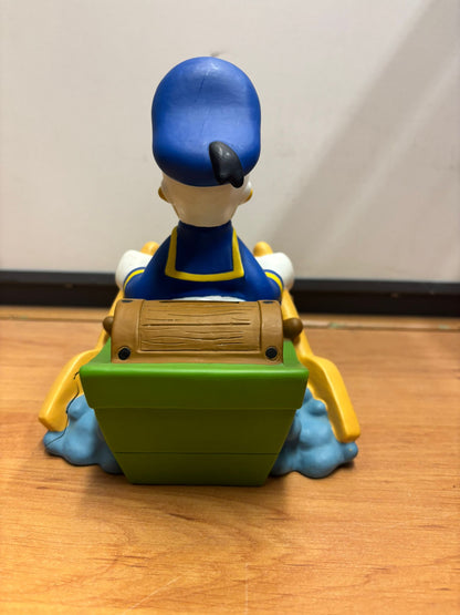 Spardose Donald Duck im Boot