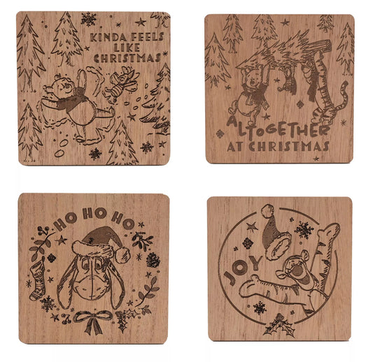 Winnie the Pooh Chistmas Onderzetters